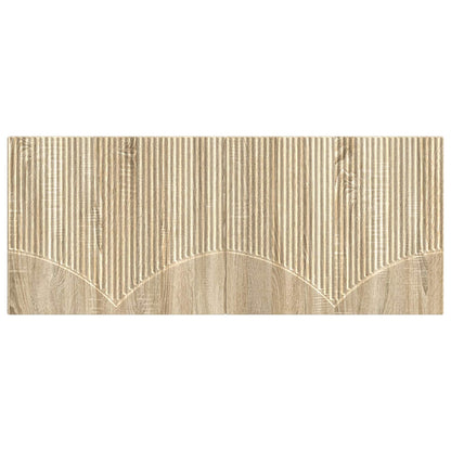 vidaXL Wall-Mounted Headboard HOORN Sonoma Oak Engineered Wood