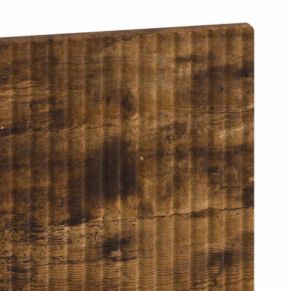 vidaXL Wall-Mounted Headboard HOORN Smoked Oak Engineered Wood
