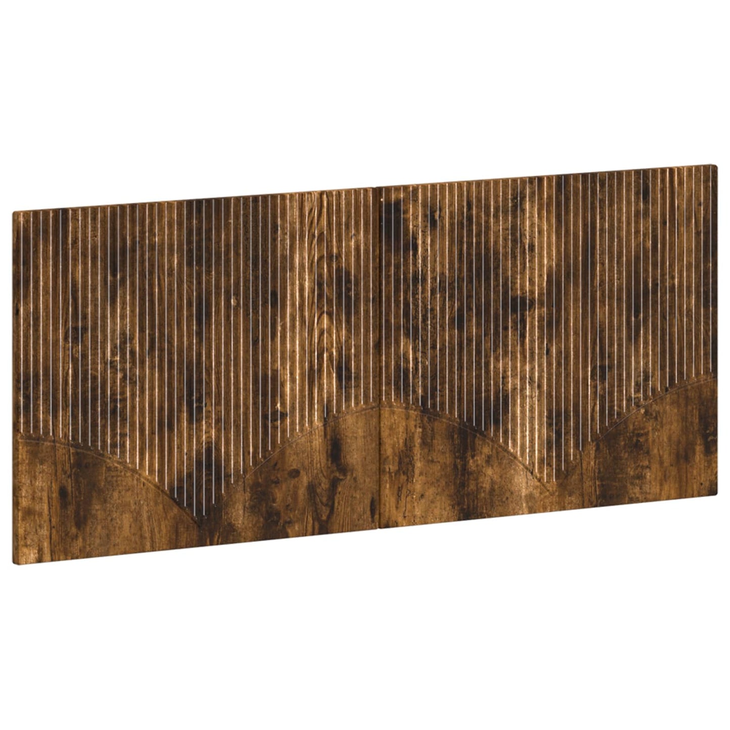 vidaXL Wall-Mounted Headboard HOORN Smoked Oak Engineered Wood