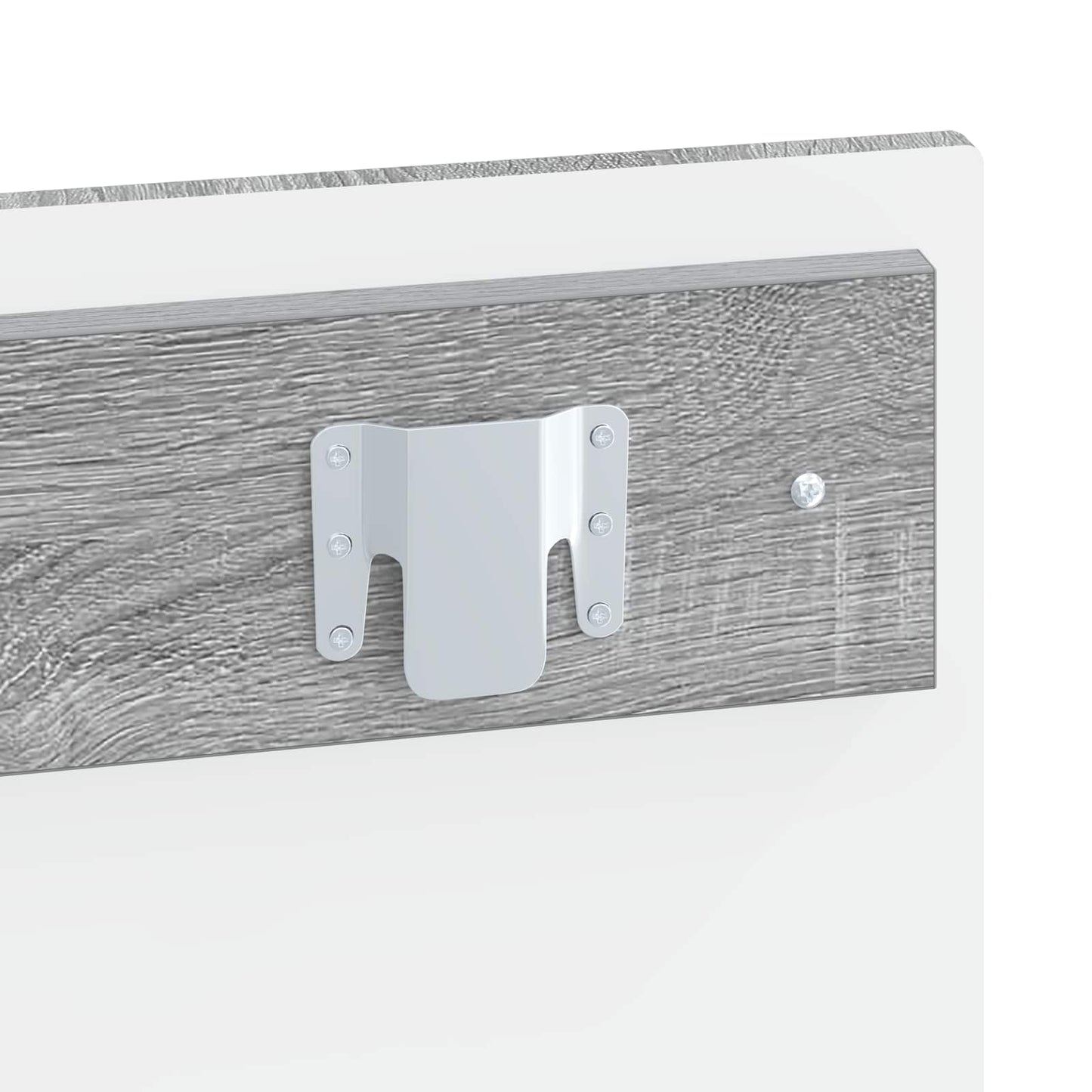 vidaXL Wall-Mounted Headboard HOORN Grey Sonoma Engineered Wood