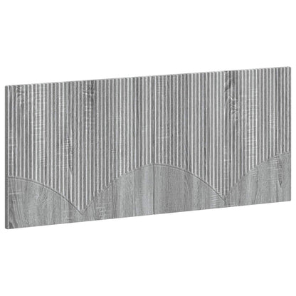 vidaXL Wall-Mounted Headboard HOORN Grey Sonoma Engineered Wood