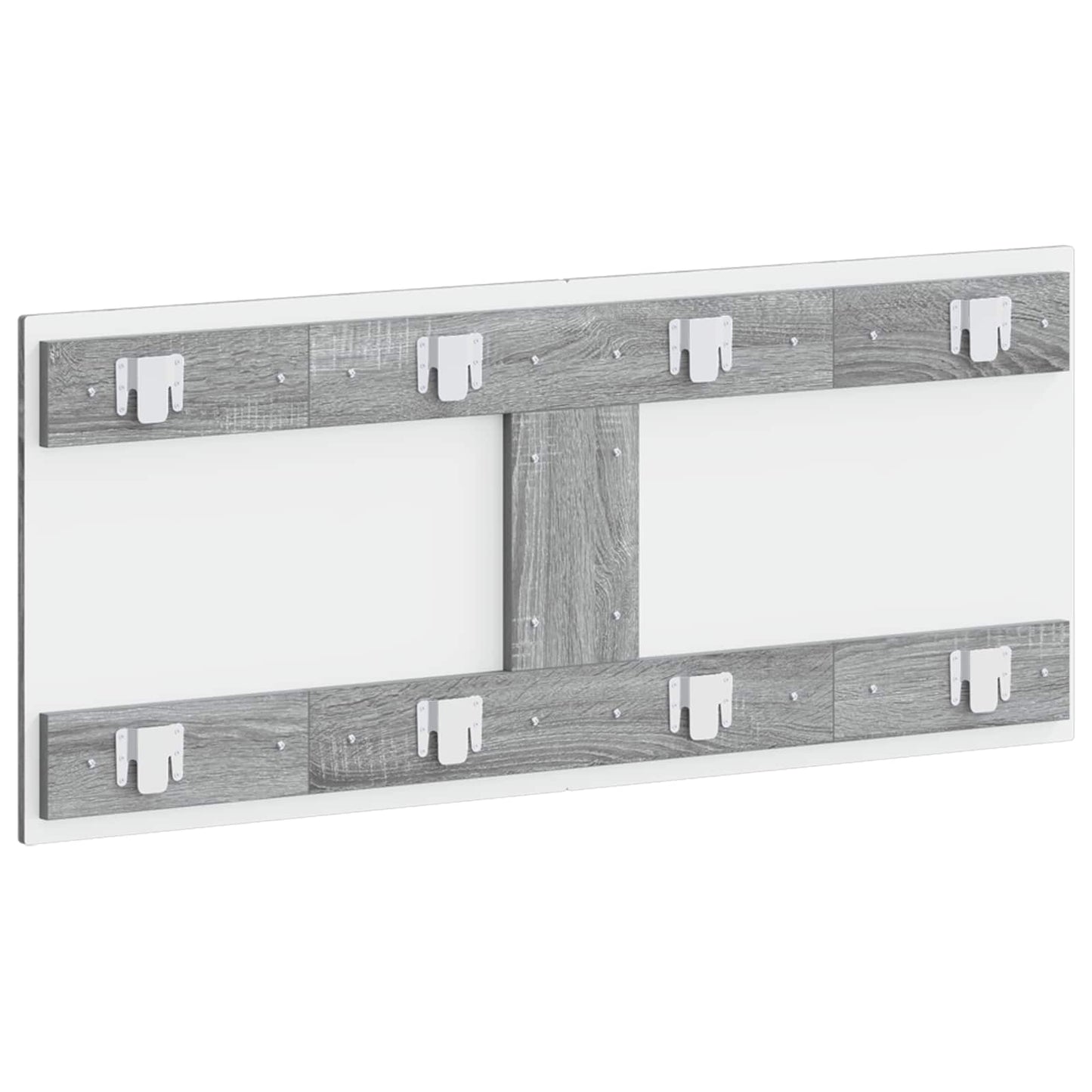vidaXL Wall-Mounted Headboard HOORN Grey Sonoma Engineered Wood