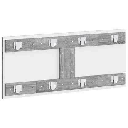vidaXL Wall-Mounted Headboard HOORN Grey Sonoma Engineered Wood
