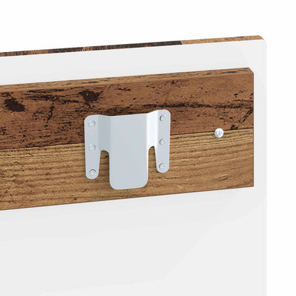 vidaXL Wall-Mounted Headboard HOORN Old Wood Engineered Wood