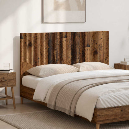 vidaXL Wall-Mounted Headboard HOORN Old Wood Engineered Wood