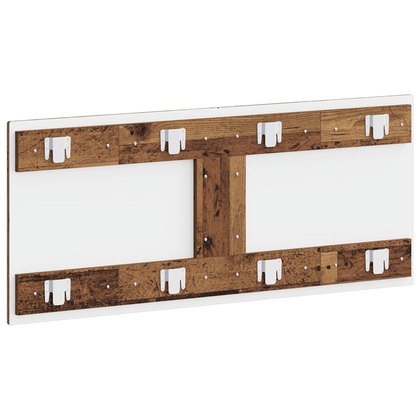 vidaXL Wall-Mounted Headboard HOORN Old Wood Engineered Wood