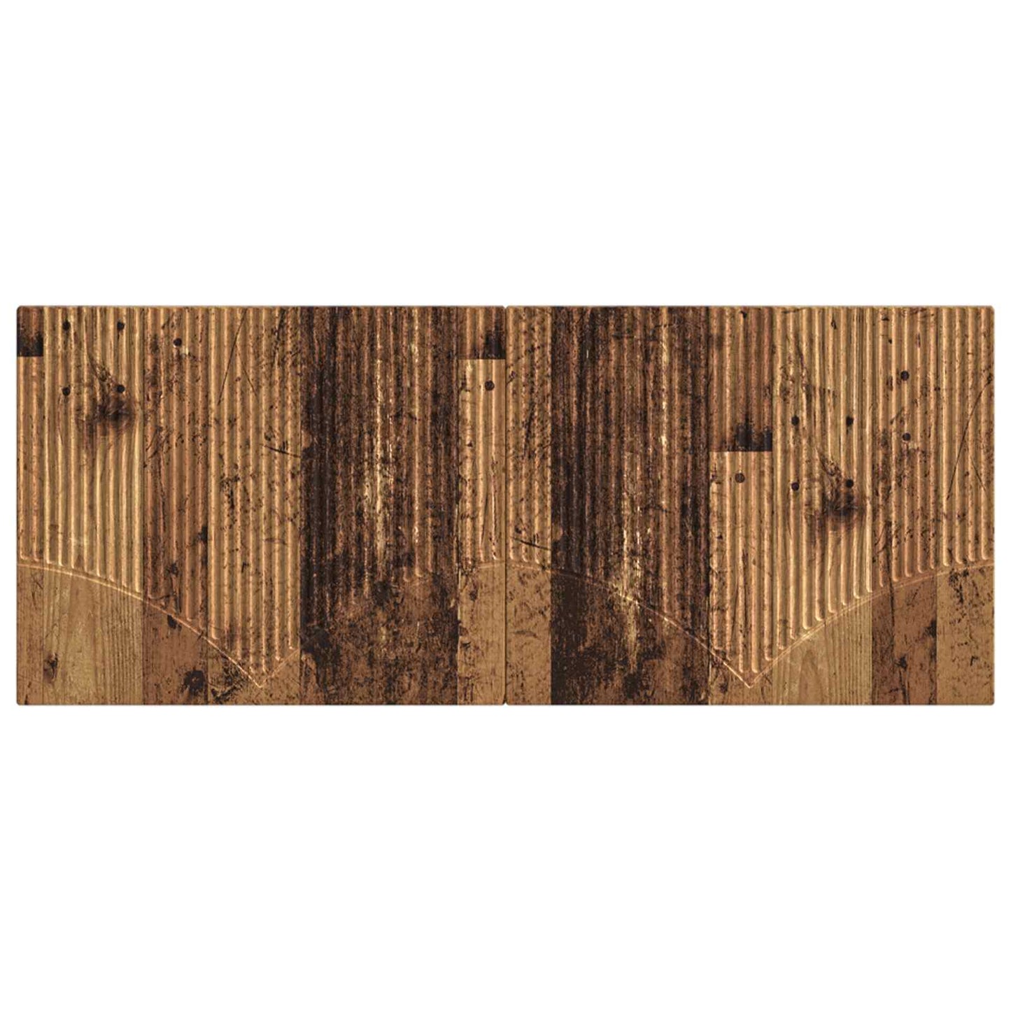 vidaXL Wall-Mounted Headboard HOORN Old Wood Engineered Wood