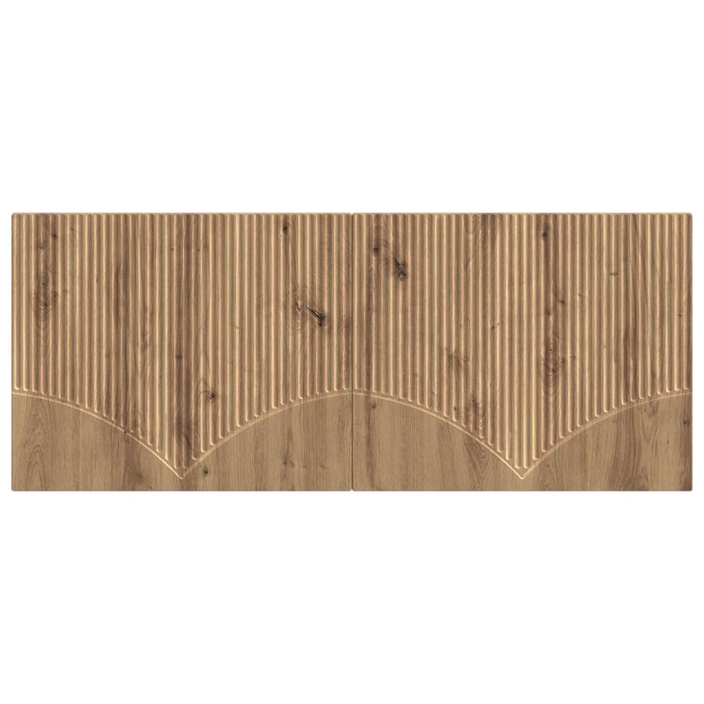 vidaXL Wall-Mounted Headboard HOORN Artisan Oak Engineered Wood
