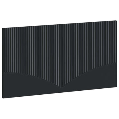 vidaXL Wall-Mounted Headboard HOORN Black Engineered Wood