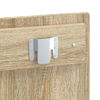 vidaXL Wall-Mounted Headboard HOORN Sonoma Oak Engineered Wood