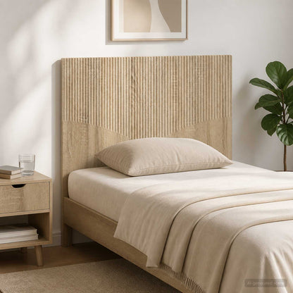 vidaXL Wall-Mounted Headboard HOORN Sonoma Oak Engineered Wood