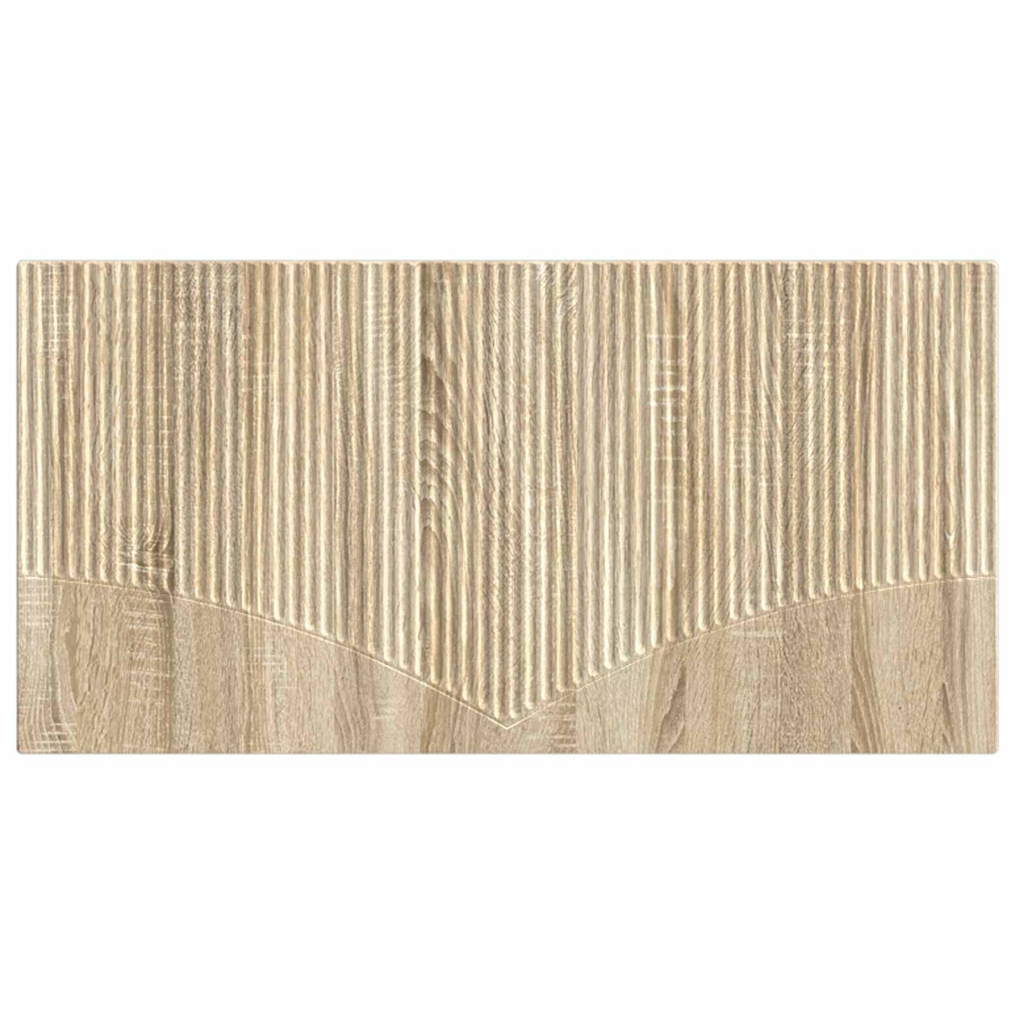 vidaXL Wall-Mounted Headboard HOORN Sonoma Oak Engineered Wood