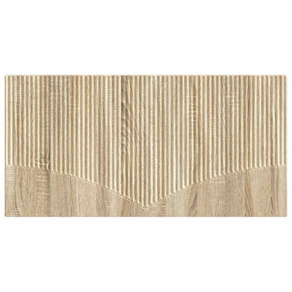 vidaXL Wall-Mounted Headboard HOORN Sonoma Oak Engineered Wood