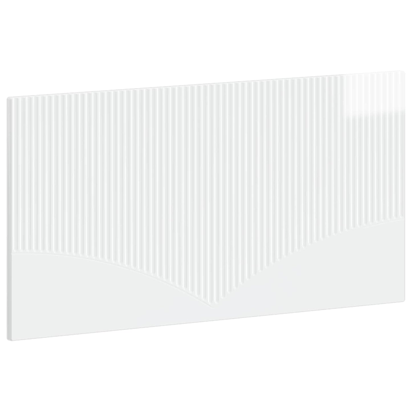 vidaXL Wall-Mounted Headboard HOORN High Gloss White Engineered Wood