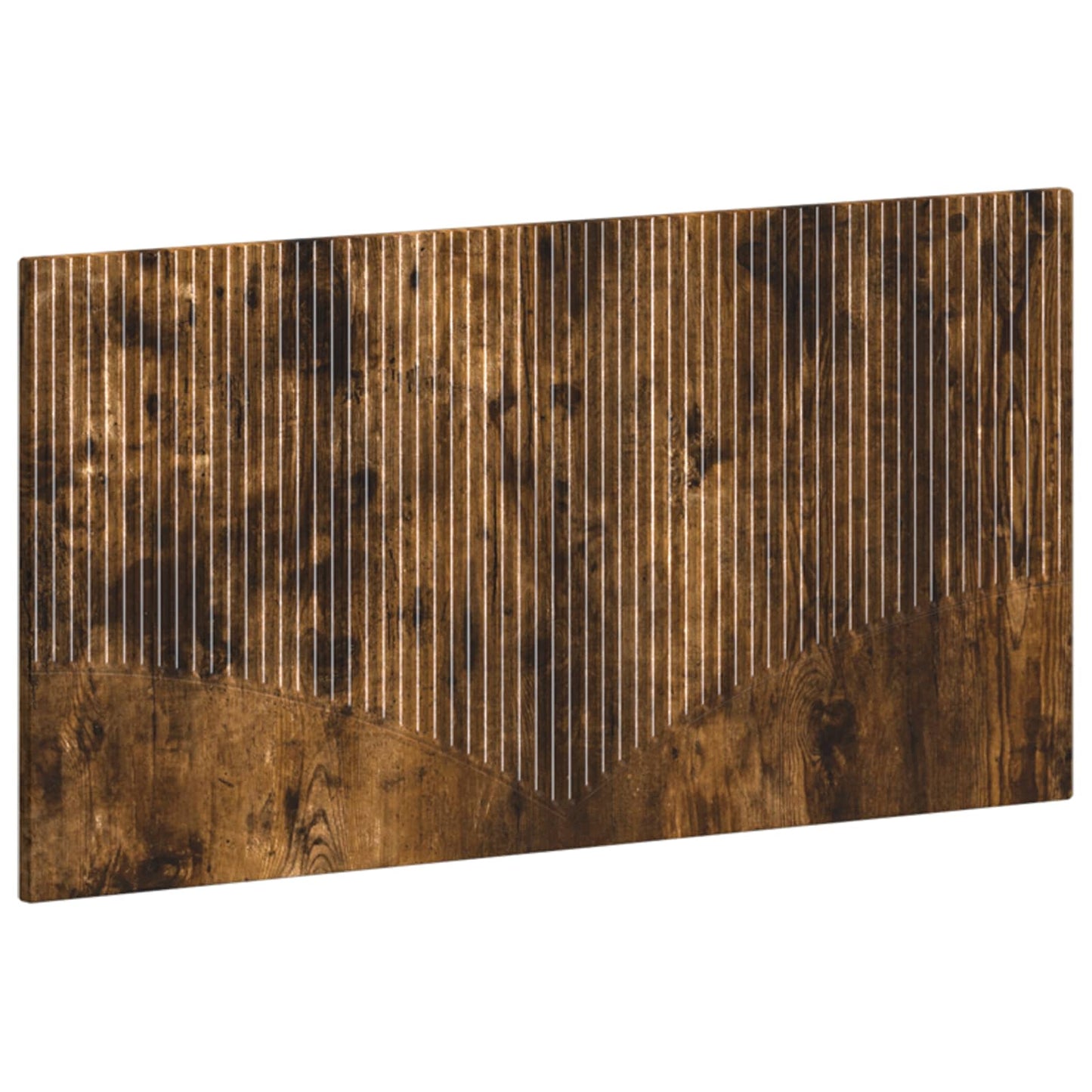 vidaXL Wall-Mounted Headboard HOORN Smoked Oak Engineered Wood