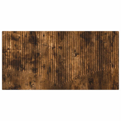 vidaXL Wall-Mounted Headboard HOORN Smoked Oak Engineered Wood