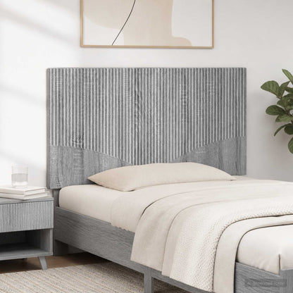 vidaXL Wall-Mounted Headboard HOORN Grey Sonoma Engineered Wood
