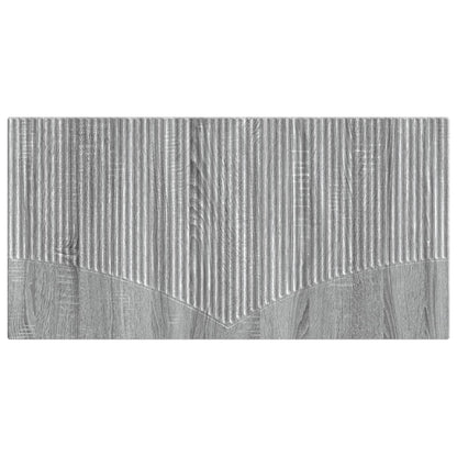 vidaXL Wall-Mounted Headboard HOORN Grey Sonoma Engineered Wood