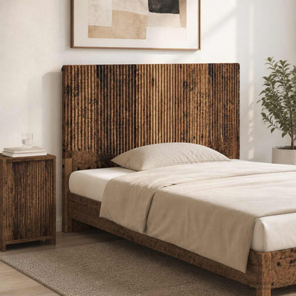 vidaXL Wall-Mounted Headboard HOORN Old Wood Engineered Wood