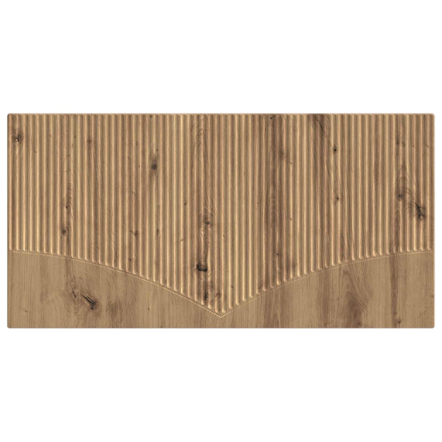 vidaXL Wall-Mounted Headboard HOORN Artisan Oak Engineered Wood