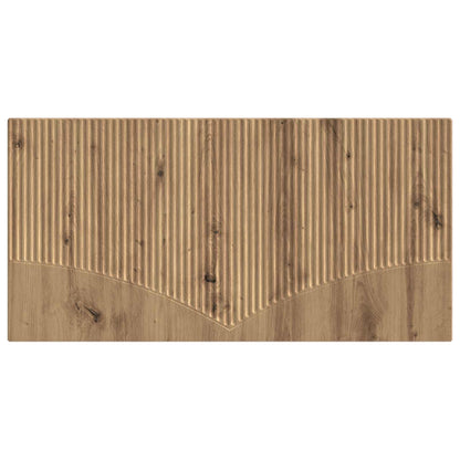 vidaXL Wall-Mounted Headboard HOORN Artisan Oak Engineered Wood