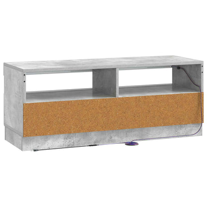 vidaXL LED TV Cabinet Concrete Grey Engineered Wood