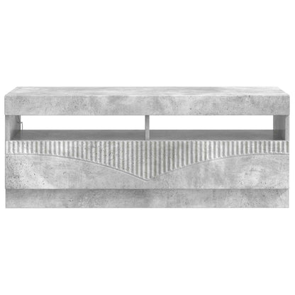 vidaXL LED TV Cabinet Concrete Grey Engineered Wood