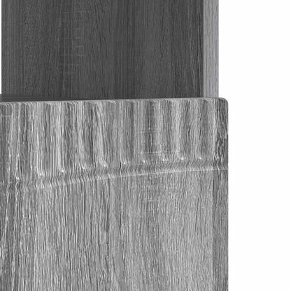 vidaXL LED TV Cabinet Grey Sonoma Engineered Wood