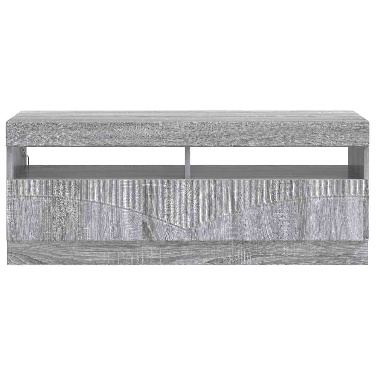 vidaXL LED TV Cabinet Grey Sonoma Engineered Wood