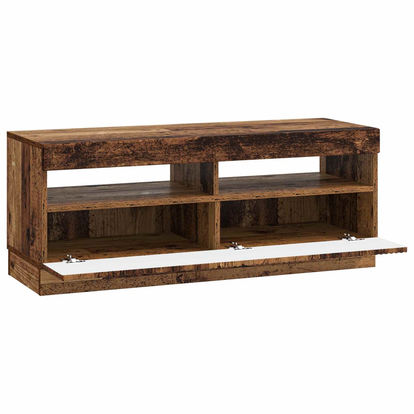 vidaXL LED TV Cabinet Old Wood Engineered Wood
