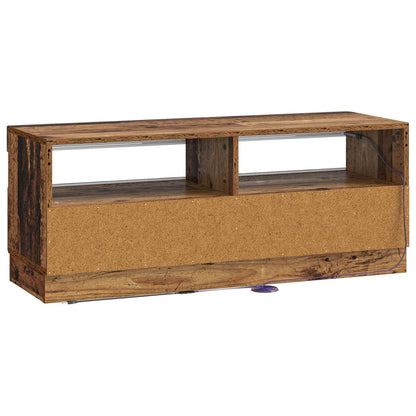 vidaXL LED TV Cabinet Old Wood Engineered Wood