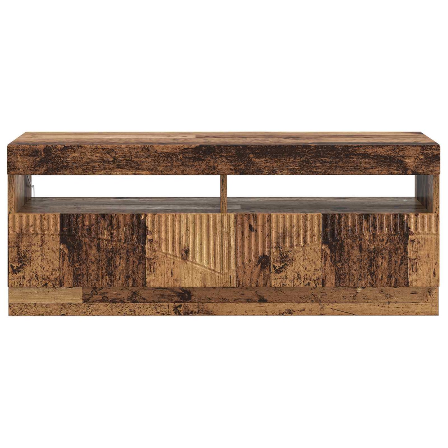 vidaXL LED TV Cabinet Old Wood Engineered Wood