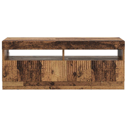 vidaXL LED TV Cabinet Old Wood Engineered Wood