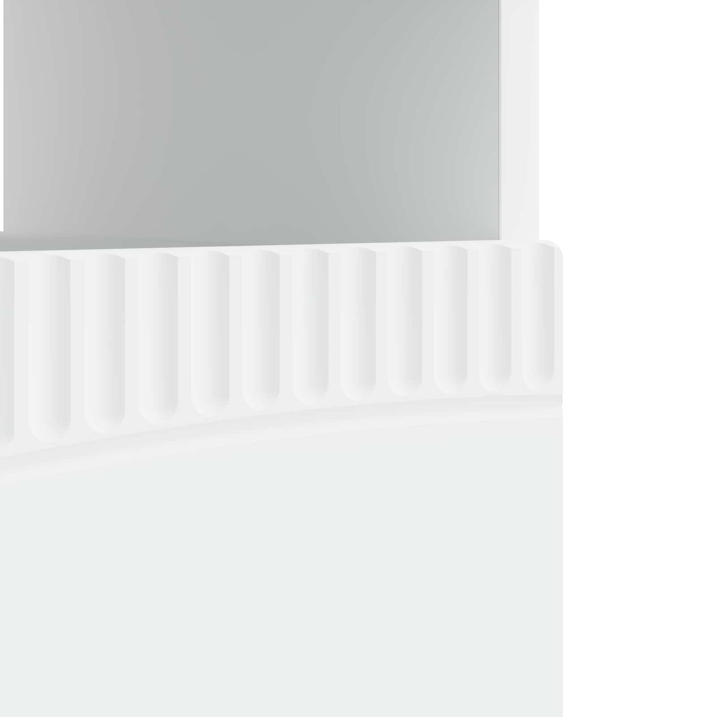 vidaXL LED TV Cabinet White Engineered Wood