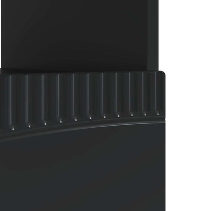 vidaXL LED TV Cabinet Black Engineered Wood