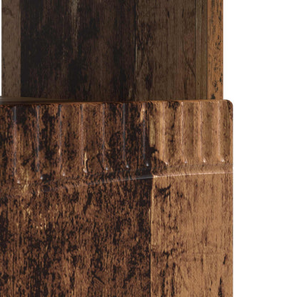 vidaXL LED TV Cabinet Old Wood Engineered Wood