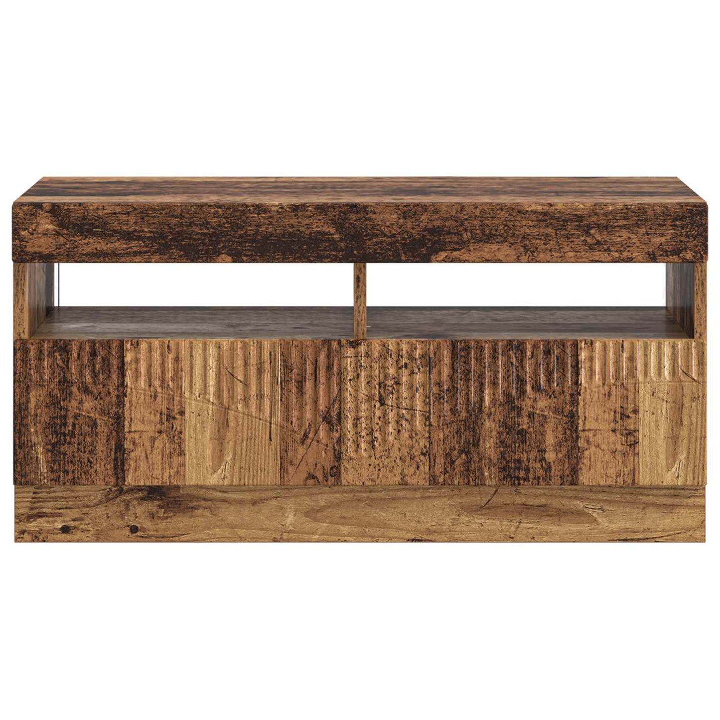 vidaXL LED TV Cabinet Old Wood Engineered Wood
