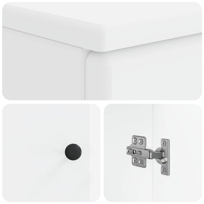 vidaXL Bathroom Sink Cabinet BREDA White 59.5 x 31.5x 59 cm