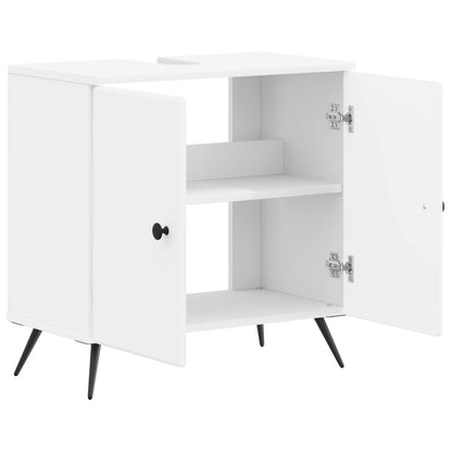 vidaXL Bathroom Sink Cabinet BREDA White 59.5 x 31.5x 59 cm