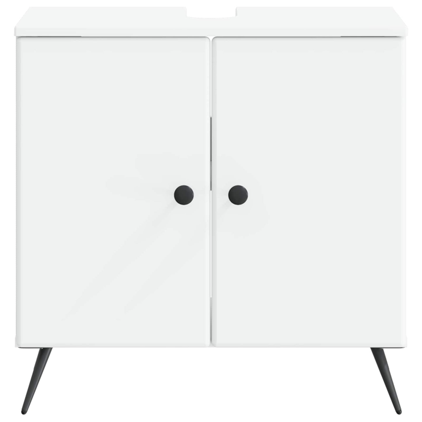 vidaXL Bathroom Sink Cabinet BREDA White 59.5 x 31.5x 59 cm