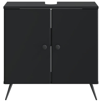 vidaXL Bathroom Sink Cabinet BREDA Black 59.5 x 31.5x 59 cm