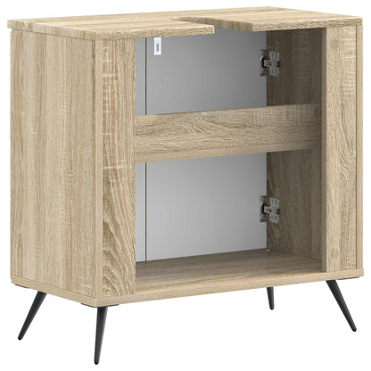 vidaXL Bathroom Sink Cabinet BREDA Sonoma Oak 59.5 x 31.5x 59 cm