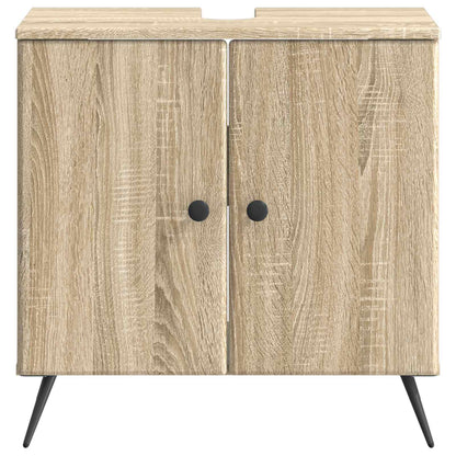 vidaXL Bathroom Sink Cabinet BREDA Sonoma Oak 59.5 x 31.5x 59 cm
