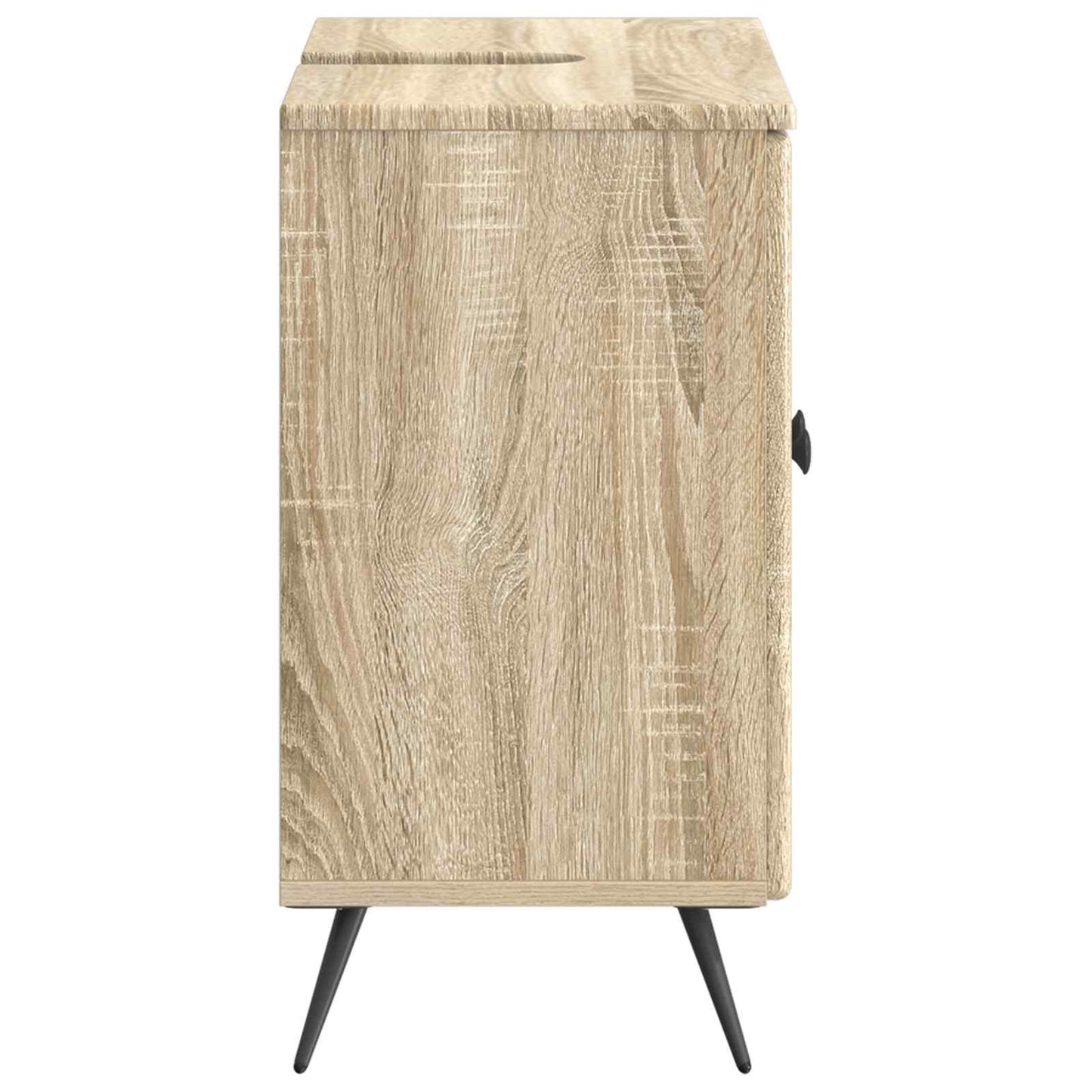 vidaXL Bathroom Sink Cabinet BREDA Sonoma Oak 59.5 x 31.5x 59 cm