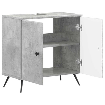 vidaXL Bathroom Sink Cabinet BREDA Concrete Grey 59.5 x 31.5x 59 cm