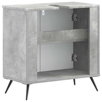 vidaXL Bathroom Sink Cabinet BREDA Concrete Grey 59.5 x 31.5x 59 cm