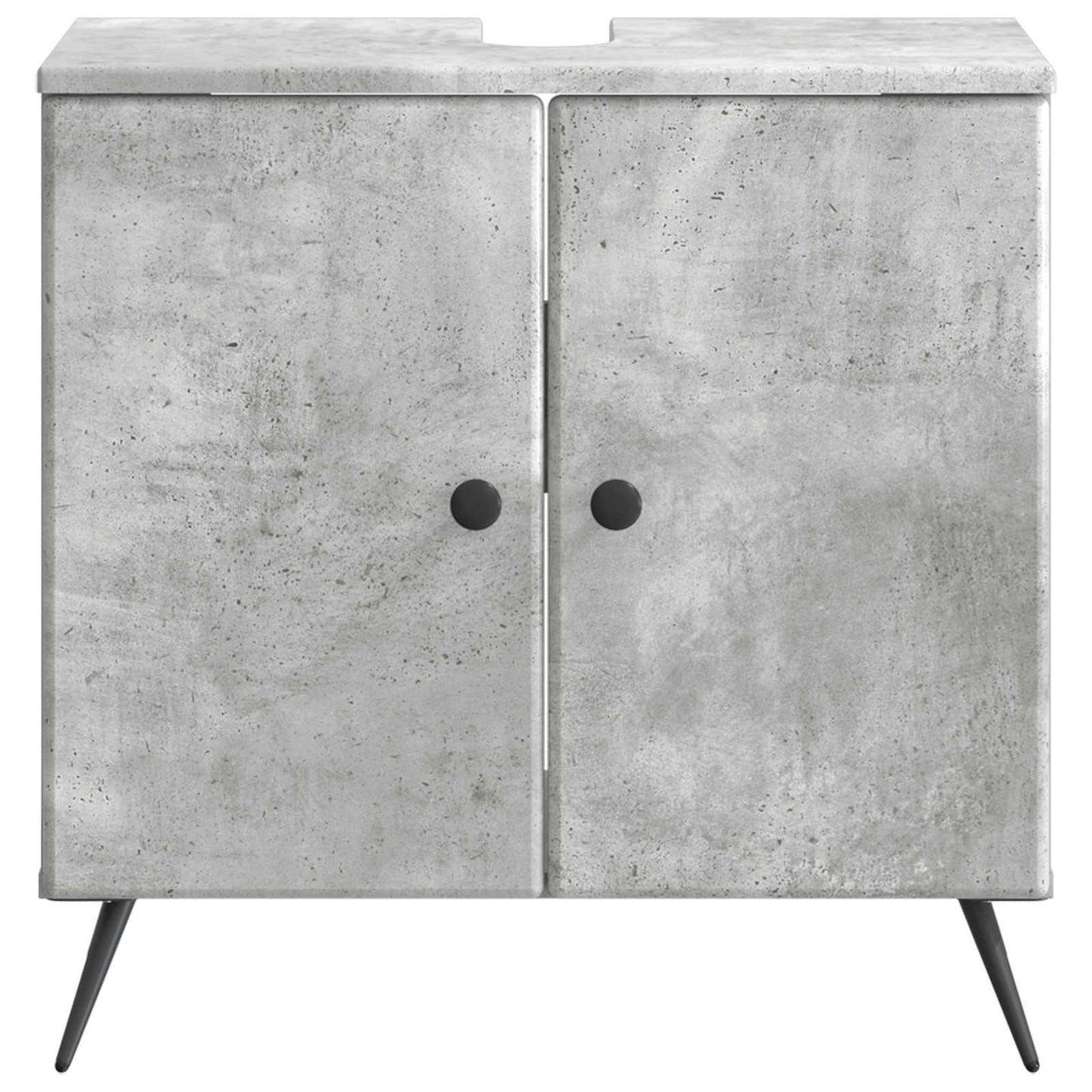 vidaXL Bathroom Sink Cabinet BREDA Concrete Grey 59.5 x 31.5x 59 cm
