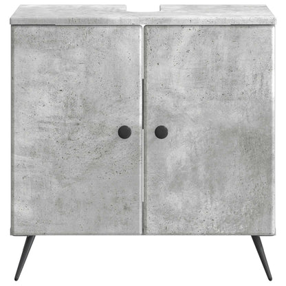 vidaXL Bathroom Sink Cabinet BREDA Concrete Grey 59.5 x 31.5x 59 cm
