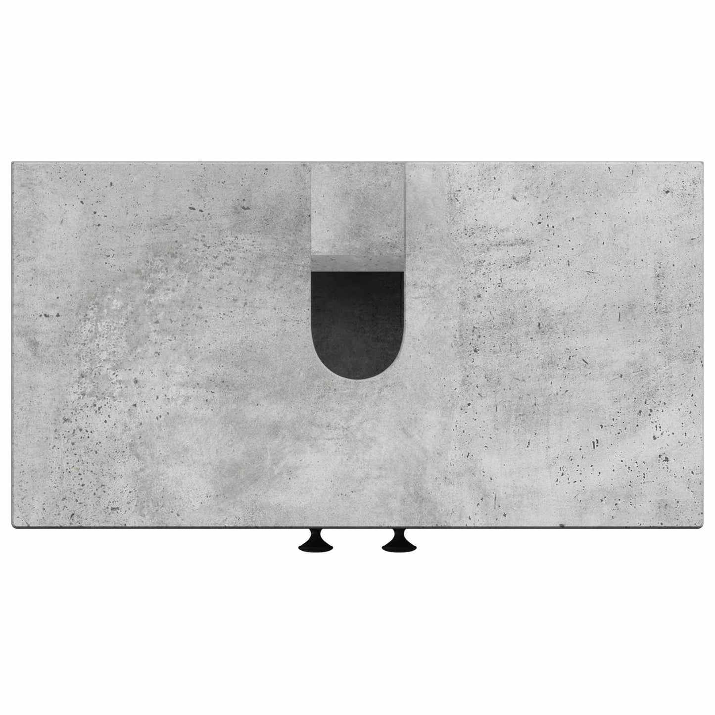 vidaXL Bathroom Sink Cabinet BREDA Concrete Grey 59.5 x 31.5x 59 cm