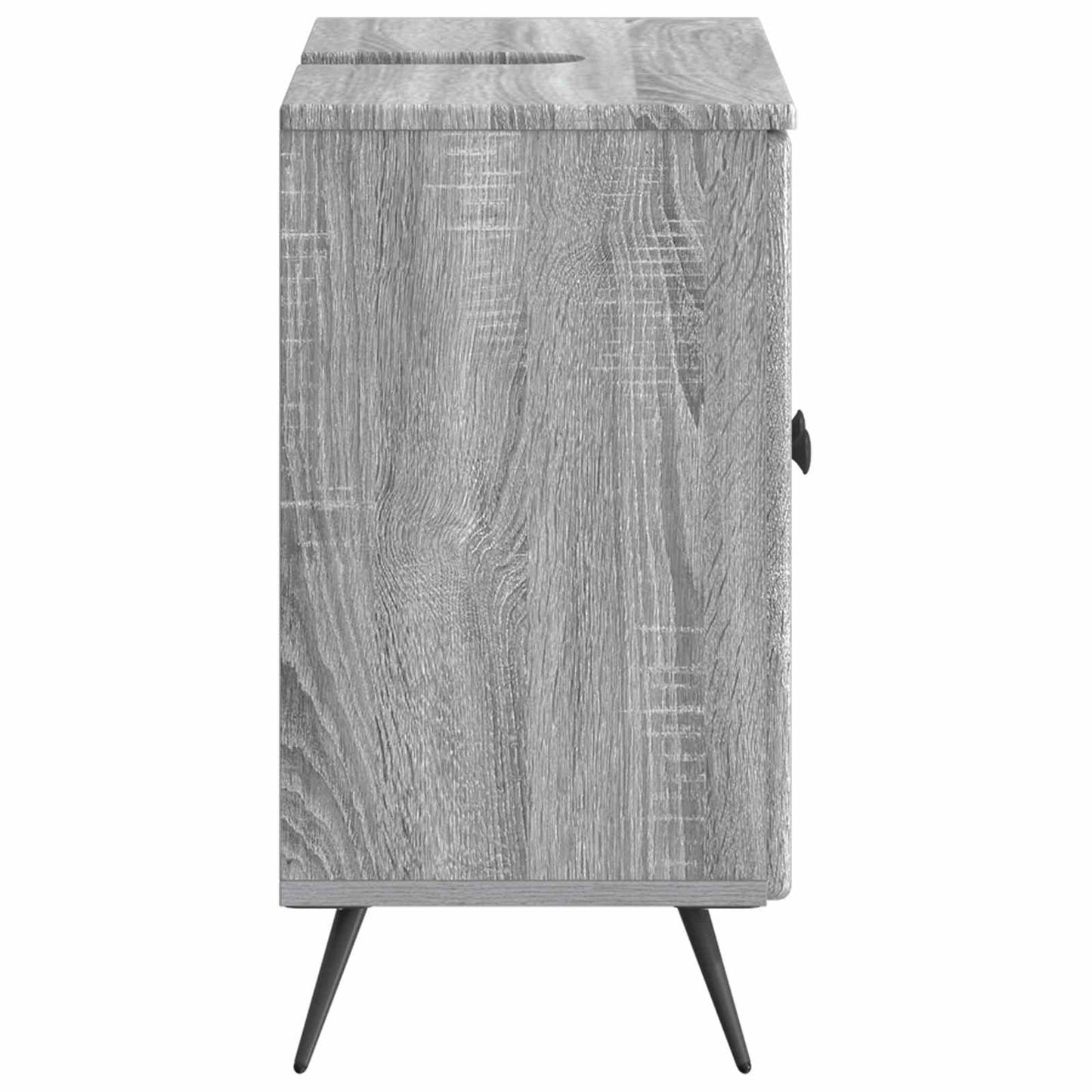 vidaXL Bathroom Sink Cabinet BREDA Grey Sonoma 59.5 x 31.5x 59 cm